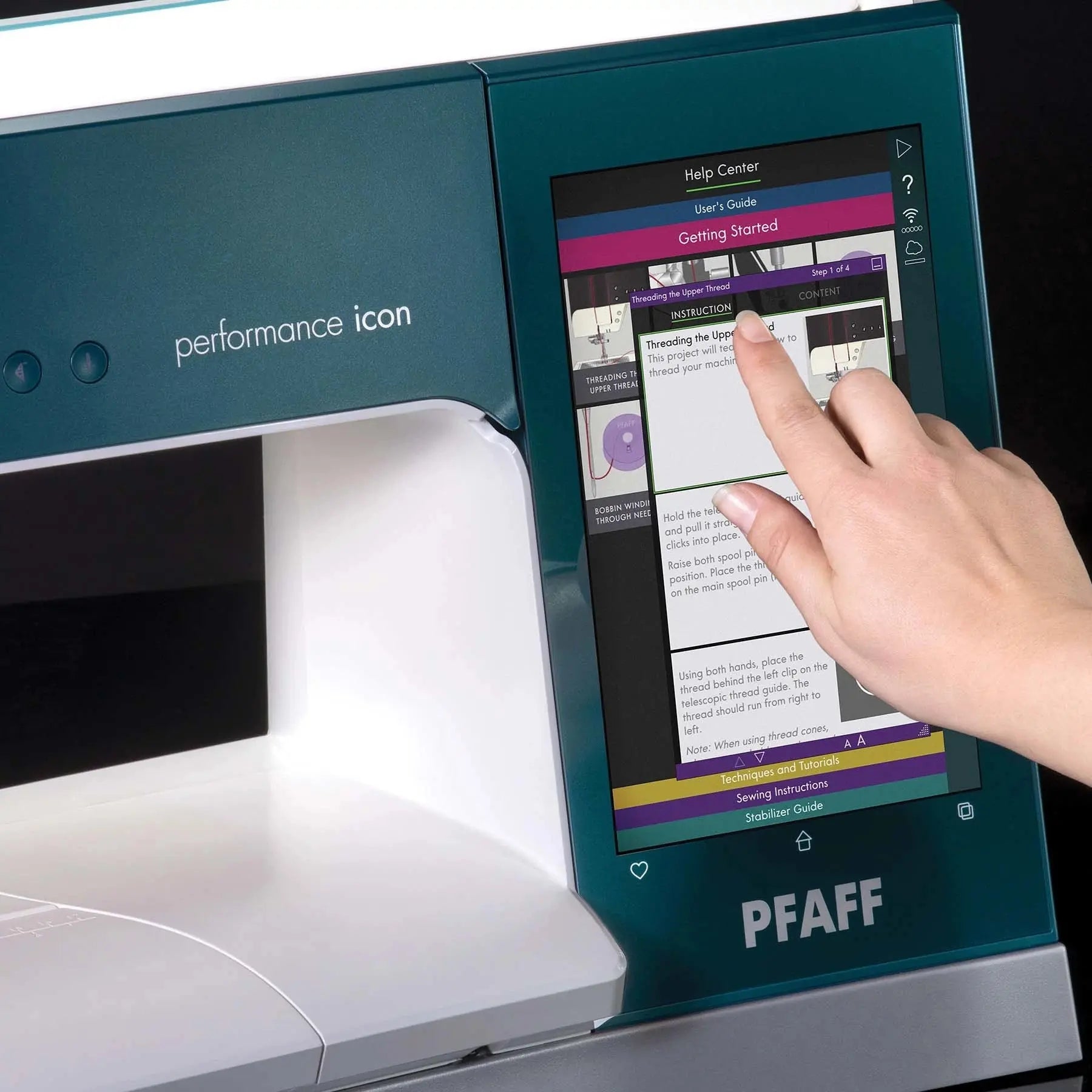 PFAFF® performance icon™ Sewing Machine Singer