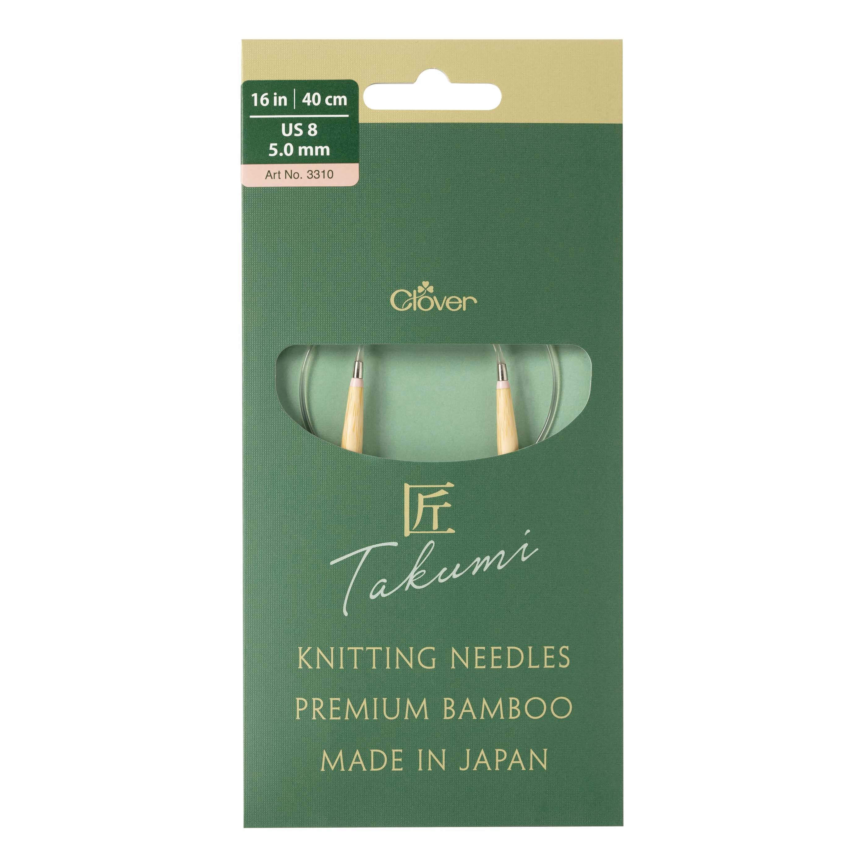 PRO "Takumi" Circular Knitting Needle 16in. No. 8 (5.0mm)