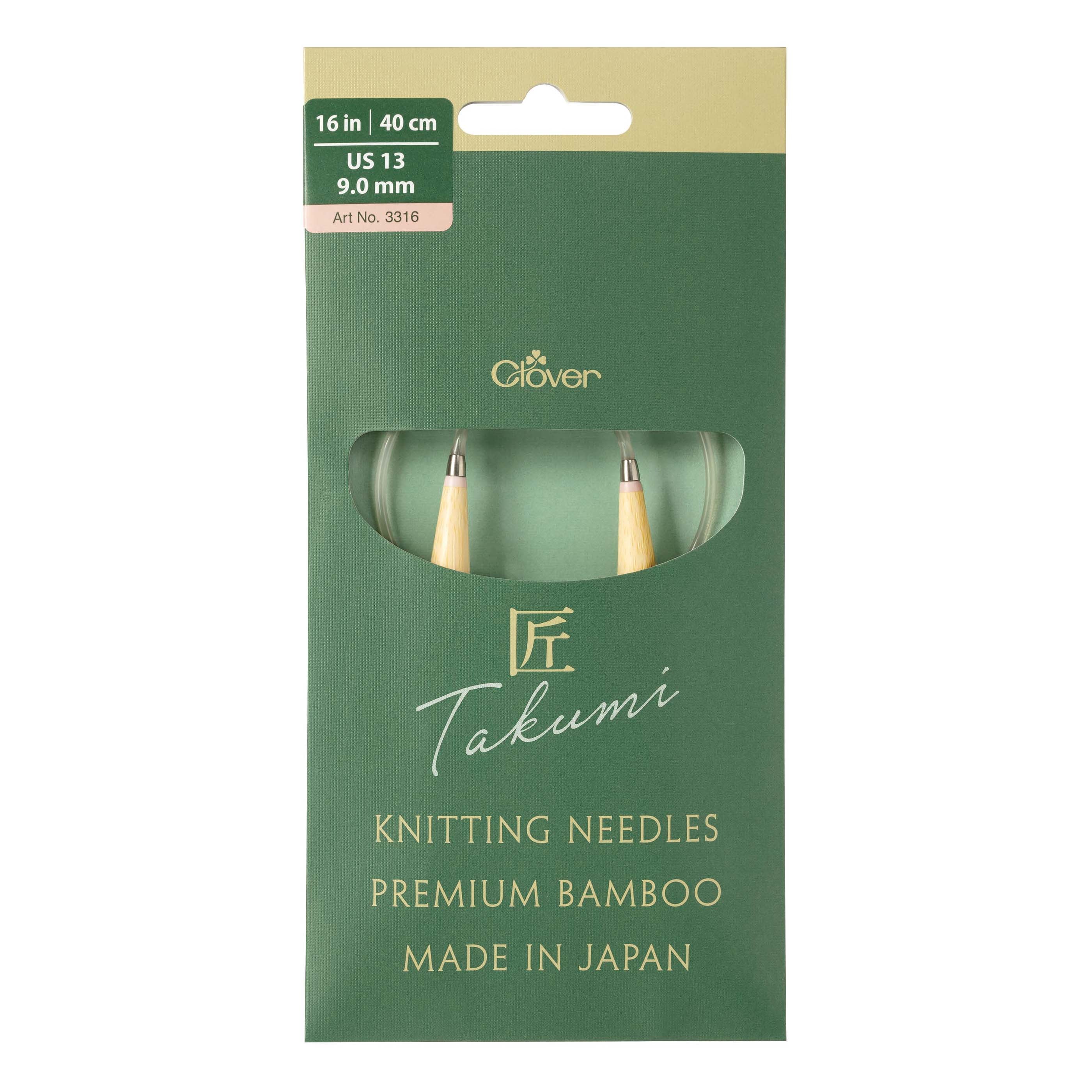 PRO "Takumi" Circular Knitting Needle 16in. No.13 (9.0mm)