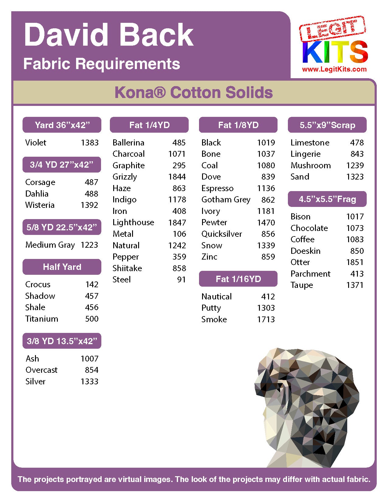 David Back Quilt Kit