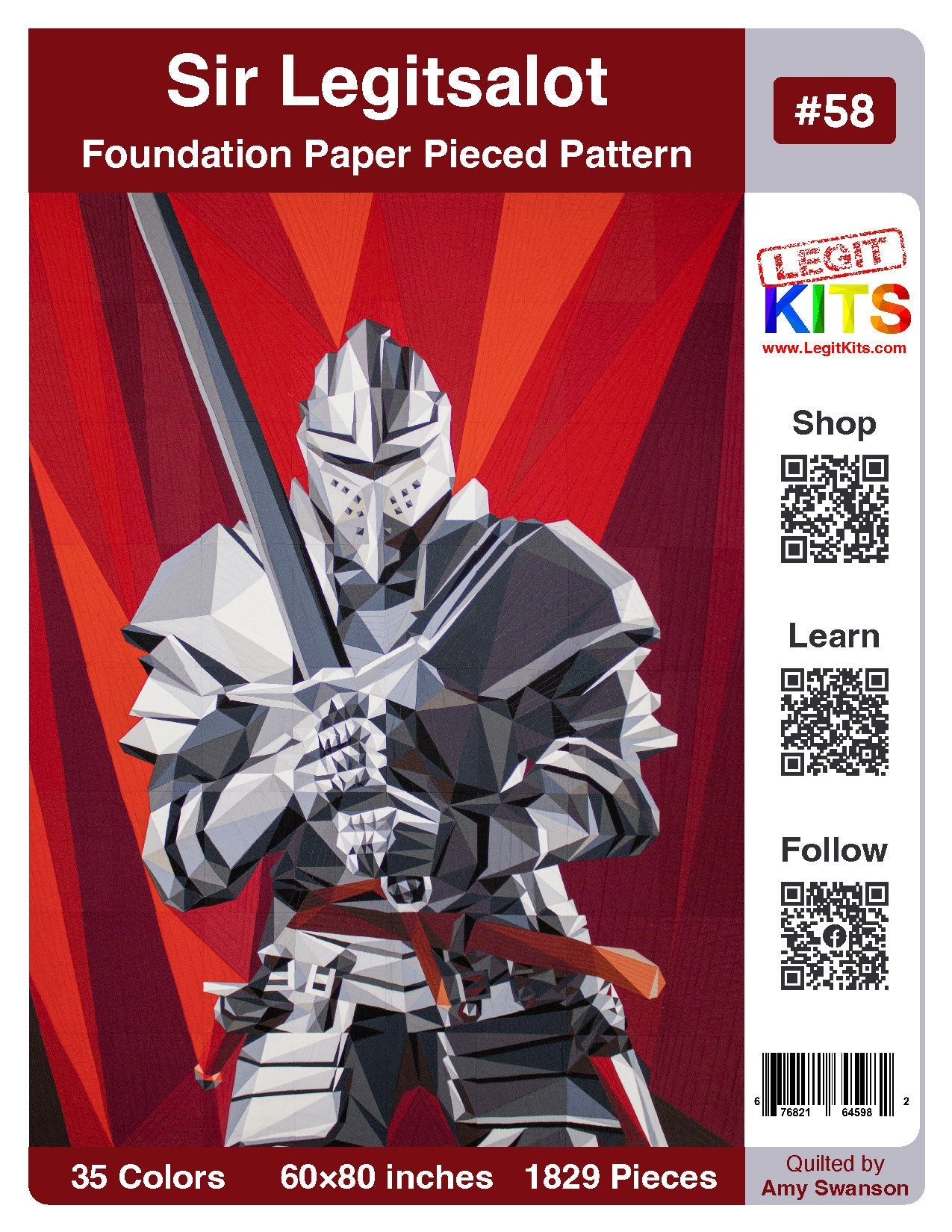 Sir Legitsalot Quilt Kit