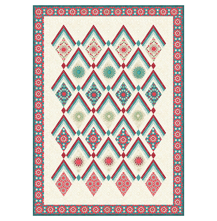 Boho Bliss Diamond Panes Quilt Pattern