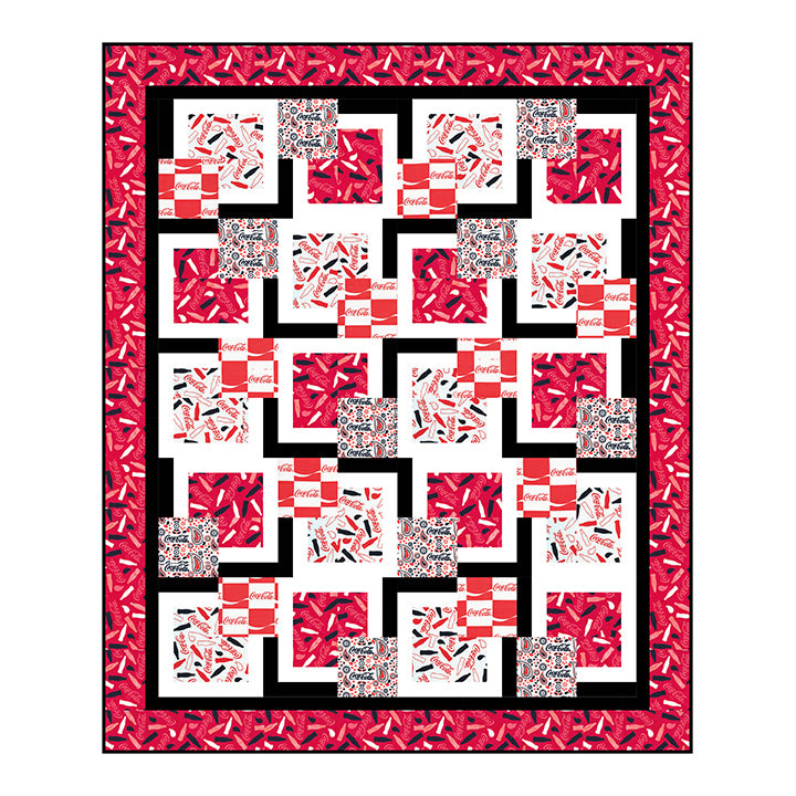 Coca-Cola Batiks The Real Thing Quilt Pattern
