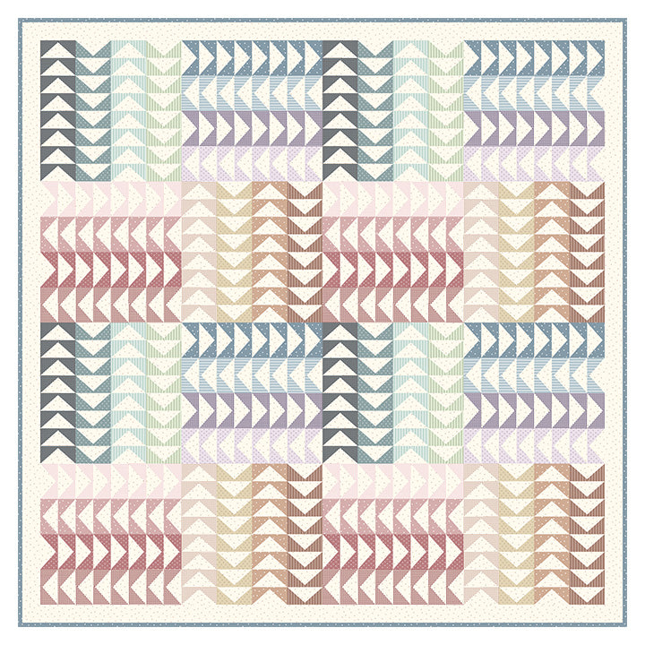 FIGO Fabric Nest Path Quilt Pattern