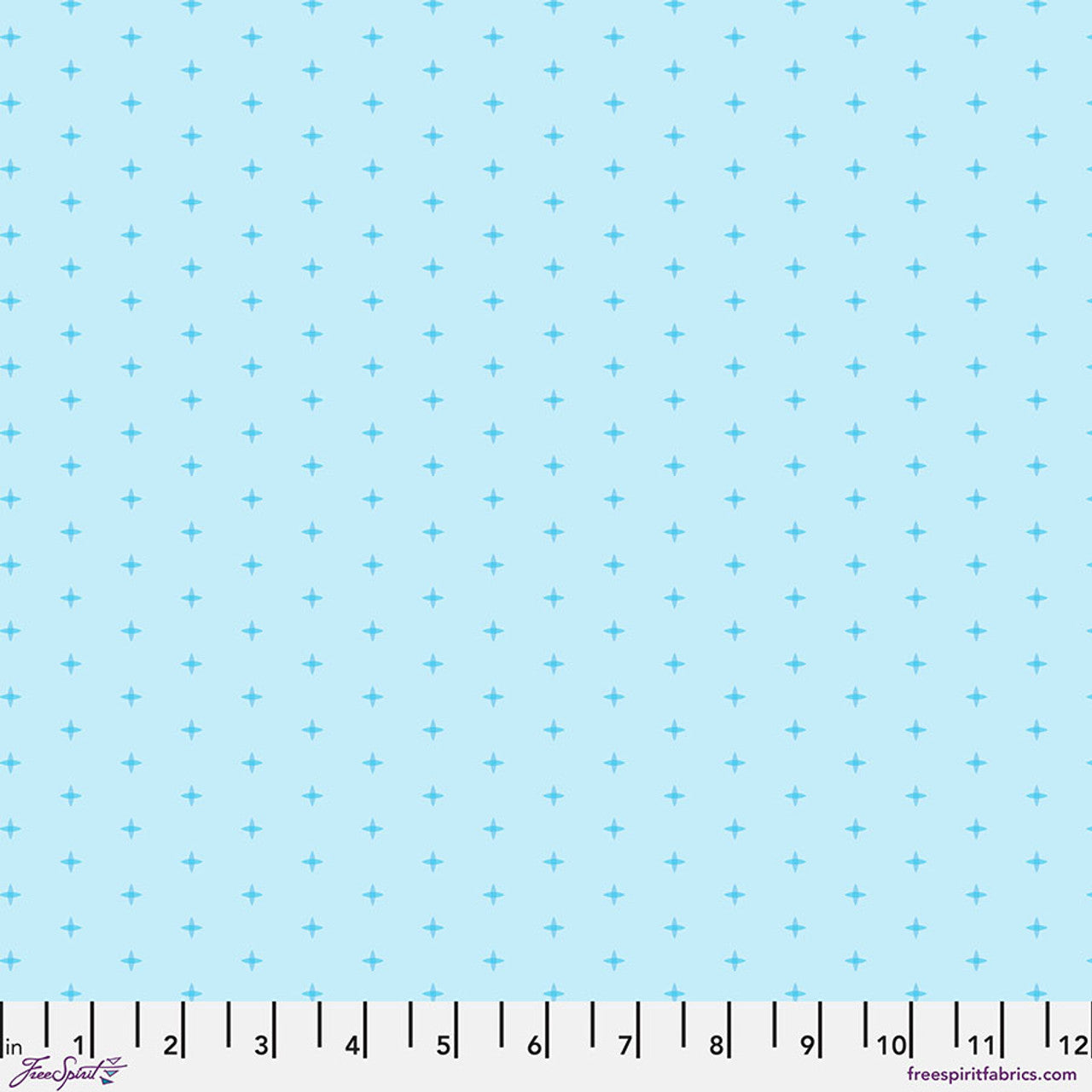 Sky Cross Stitch Cotton 44"/45" Fabric Per Yard