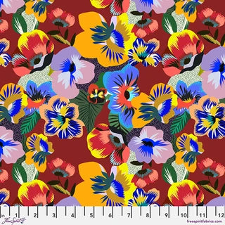 Echoes In Colour Palm Radiance Flamingo Cotton 44"/45" Fabric Per Yard
