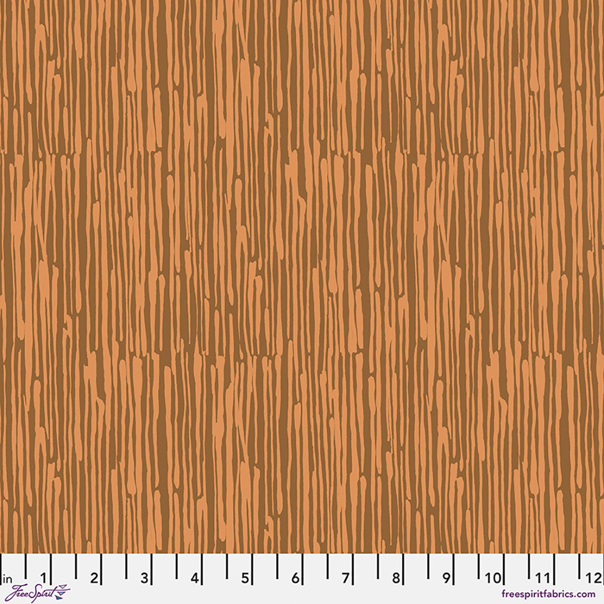 Golden Harvest Stems Gold Cotton 44"/45" Fabric Per Yard