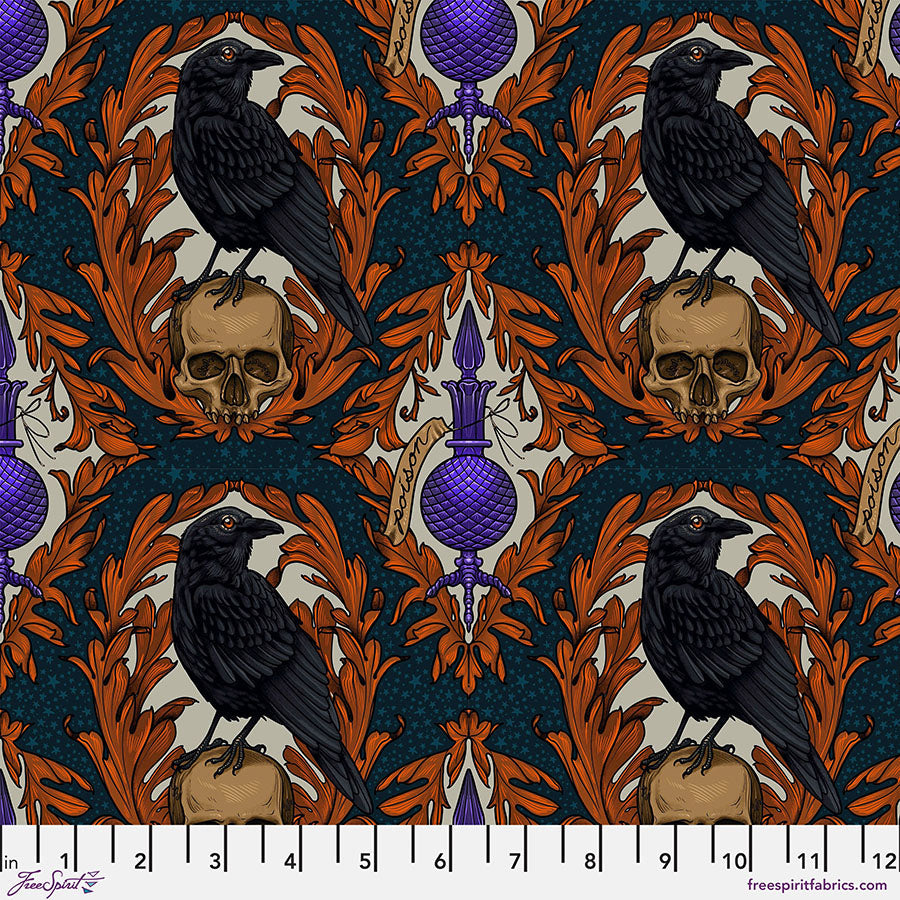 FreeSpirit Mystic Moonlight damask Halloween print
