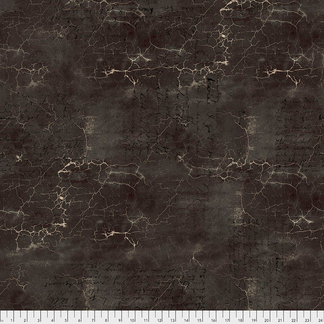 Black Cracked Shadow Abandoned 44"/45" Cotton Fabric Per Yard
