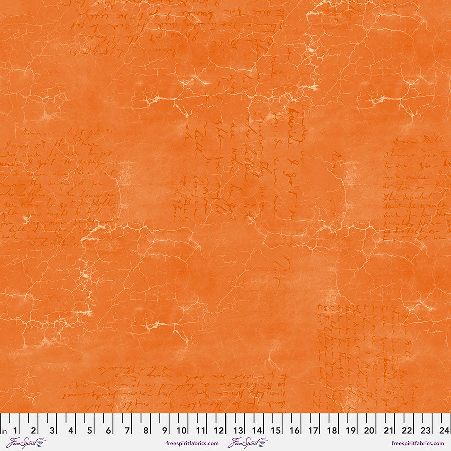 Tim Holtz Cracked Shadow quilting cotton in Carnelian