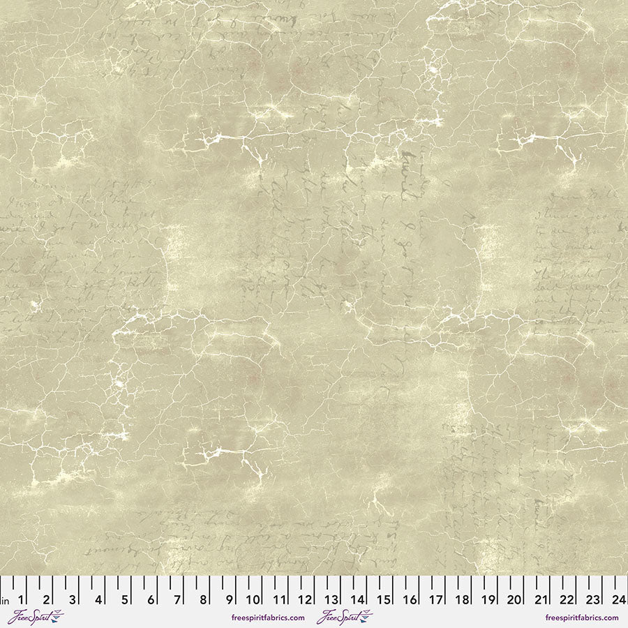 FreeSpirit Tim Holtz Cracked Shadow quilting fabric in Quartz
