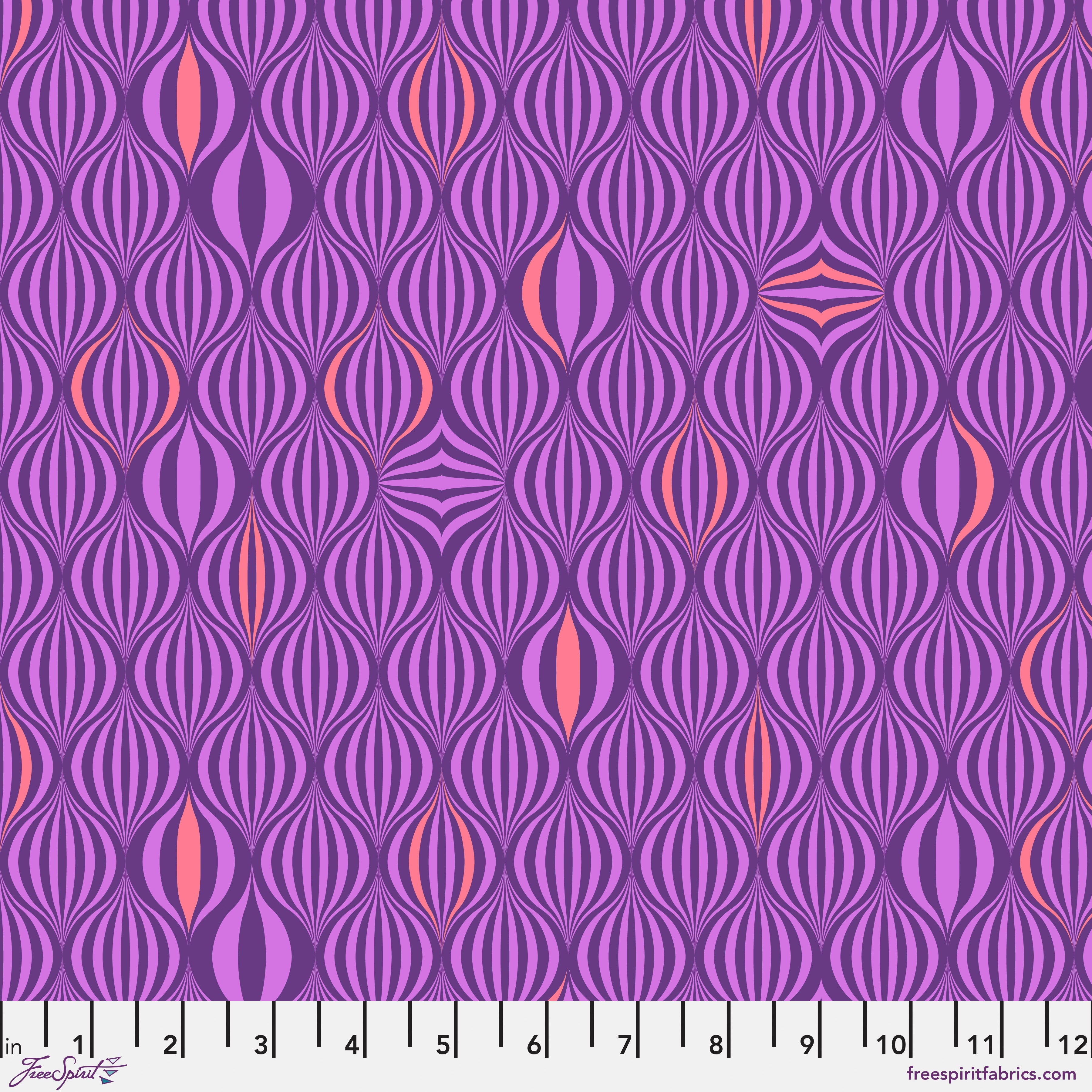 FreeSpirit Tula Pink Untamed light the way quilting cotton fabric in Nova