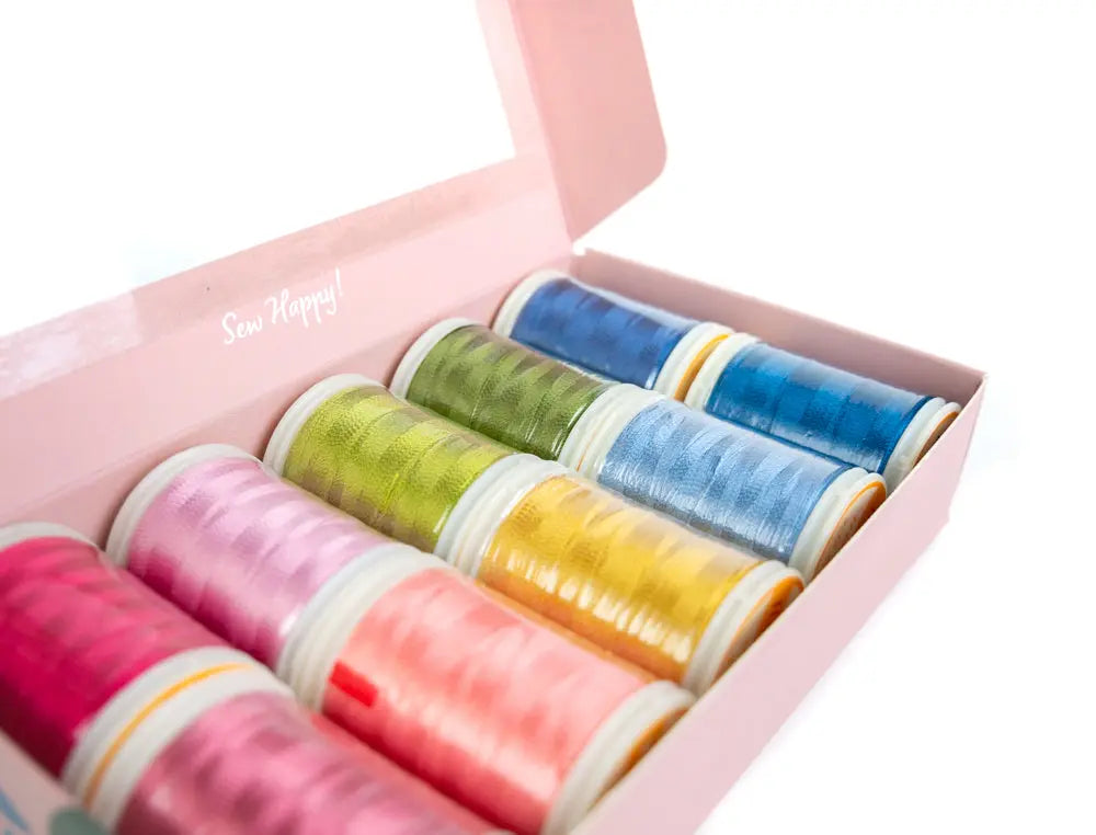 Pablo’s Painted Palette by Edyta Sitar - Rayon Thread Pack WonderFil USA