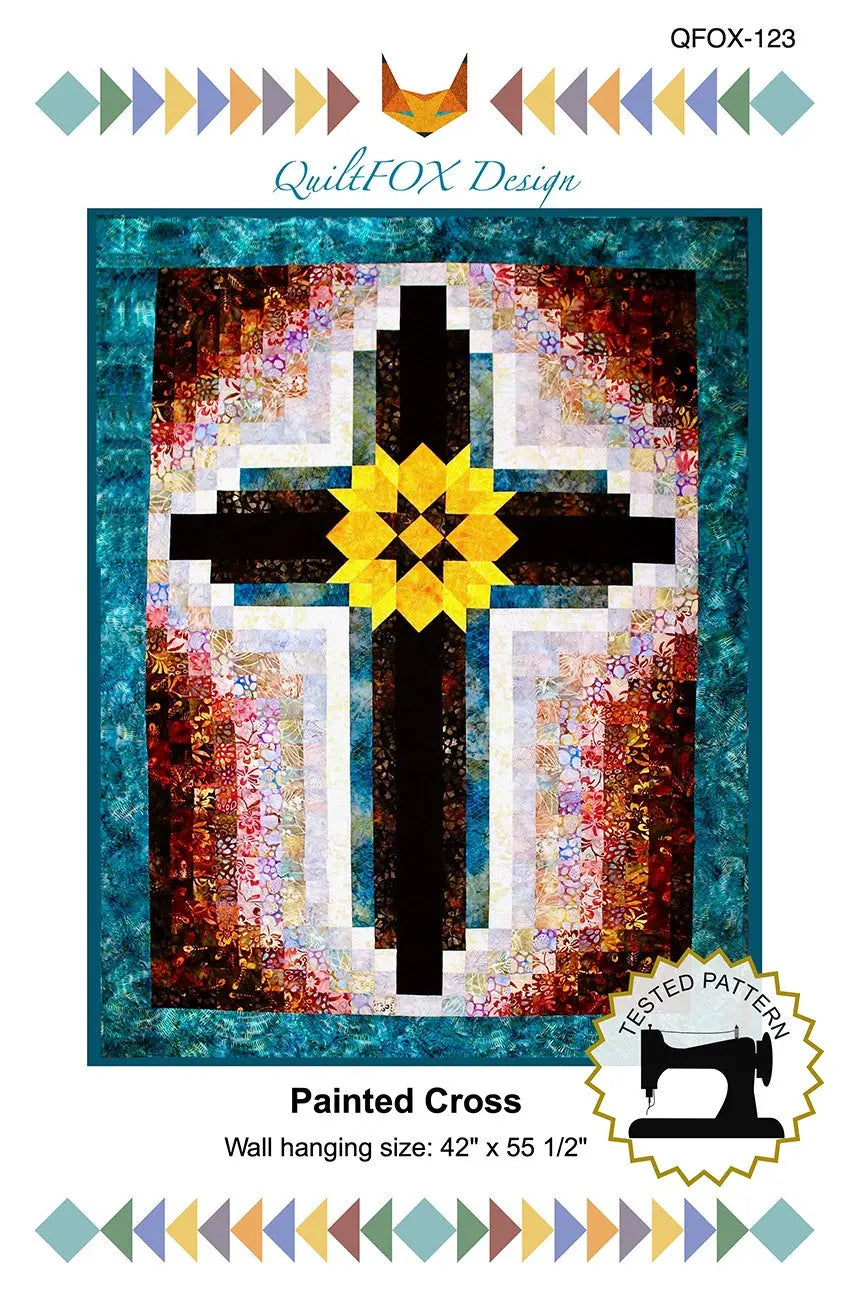 Painted Cross - Linda's Electric Quilters