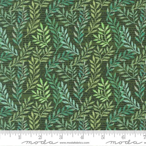 Paper Hamlet Topiary Leaves Cotton 44