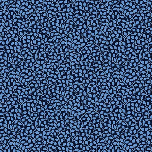 Paradise Park - Friends - Cobalt 44" / 45" Fabric Per Yard The Fabric Company