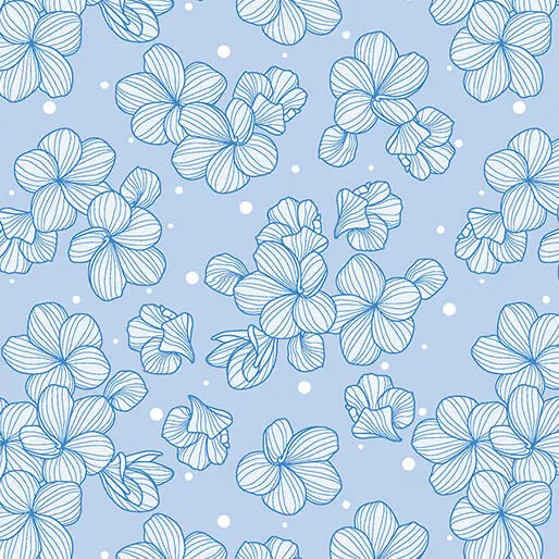 Paradise Park - Playground - Sky 44" / 45" Fabric Per Yard The Fabric Company