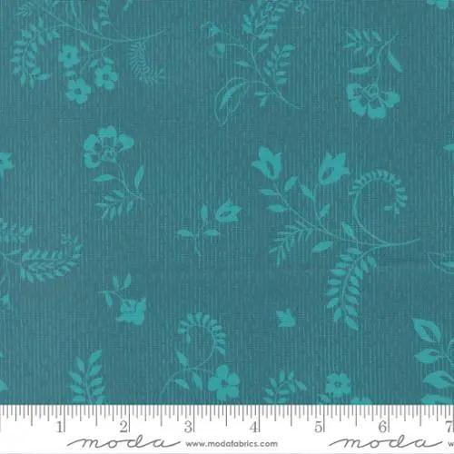 Parlor Boho Flowers Peacock Cotton 44"/45" Fabric Per Yard Moda Fabrics & Supplies