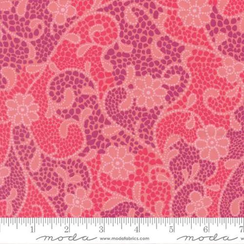 Parlor Good Vibes Only Rose Cotton 44"/45" Fabric Per Yard Moda Fabrics & Supplies