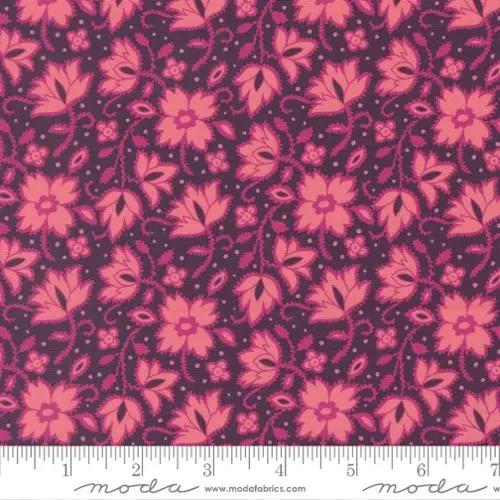Parlor Soul Shine Plum Cotton 44"/45" Fabric Per Yard Moda Fabrics & Supplies