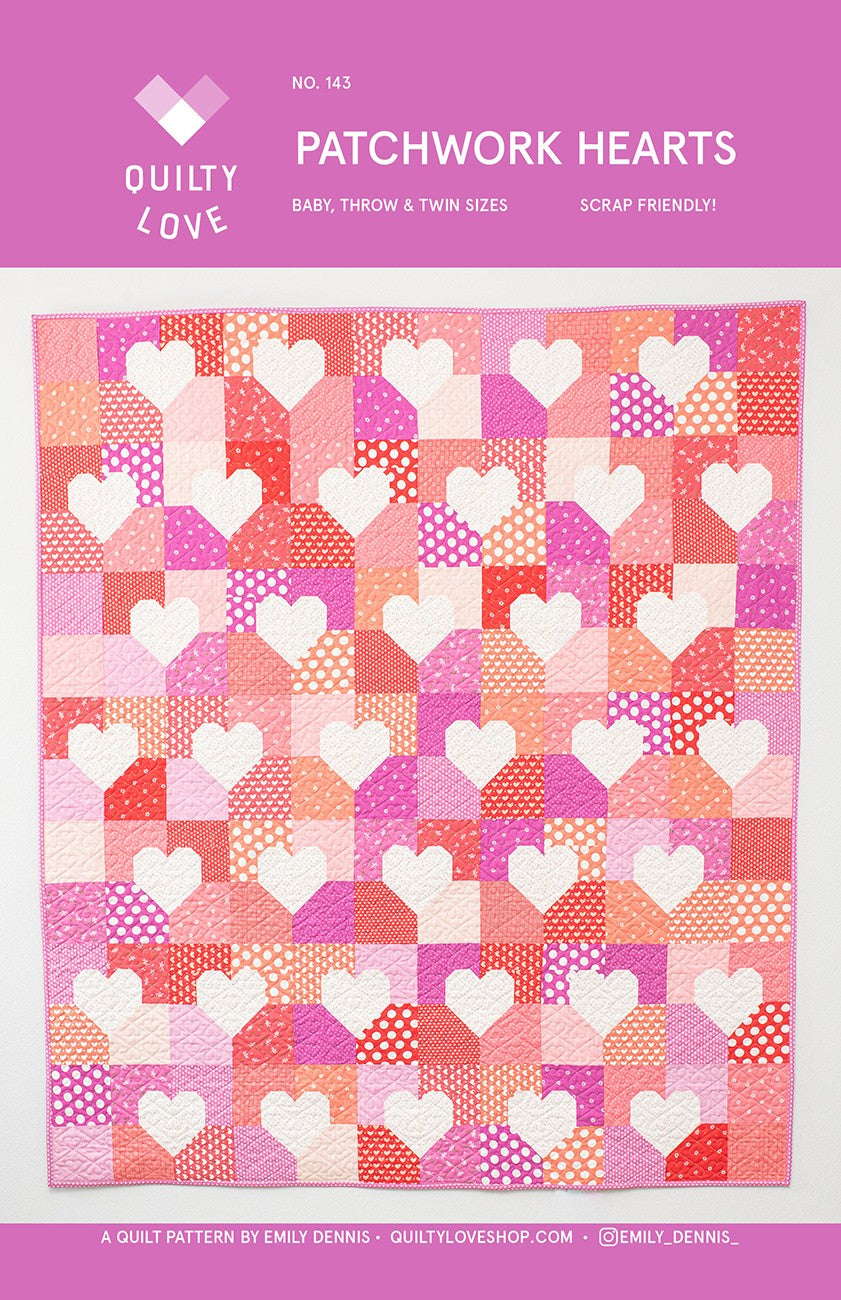 Patchwork Hearts Quilt Pattern
