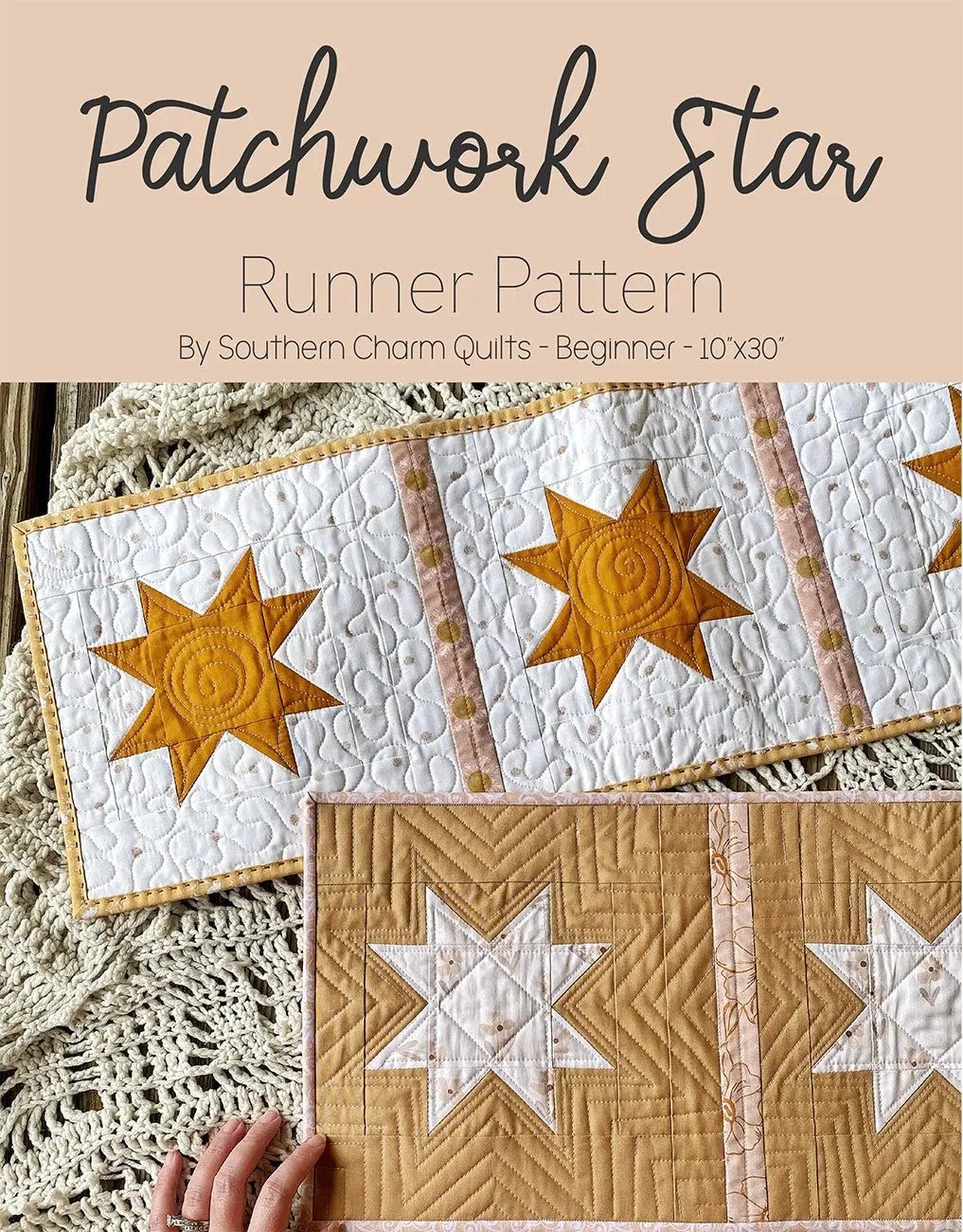 Patchwork Star Runner Pattern - Linda's Electric Quilters