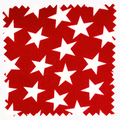 Patriotic Stars 108" Supreme Backings - Large White Stars on Red Wideback Fabric Per Yard