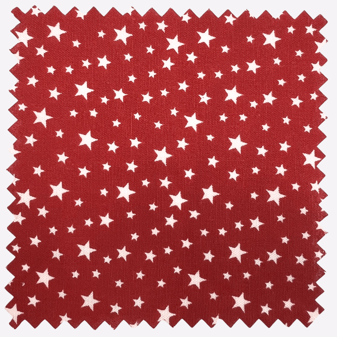 Patriotic Stars 108" Supreme Backings - White Stars on Red Wideback Fabric Per Yard