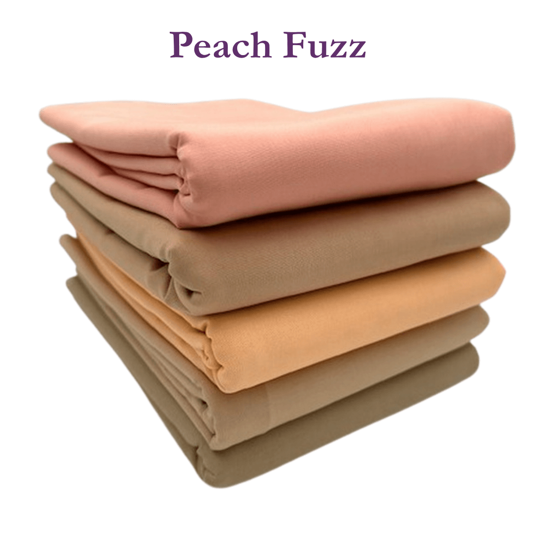 Supreme Solids - One Yard Bundle - 5 pack (Peach Fuzz)