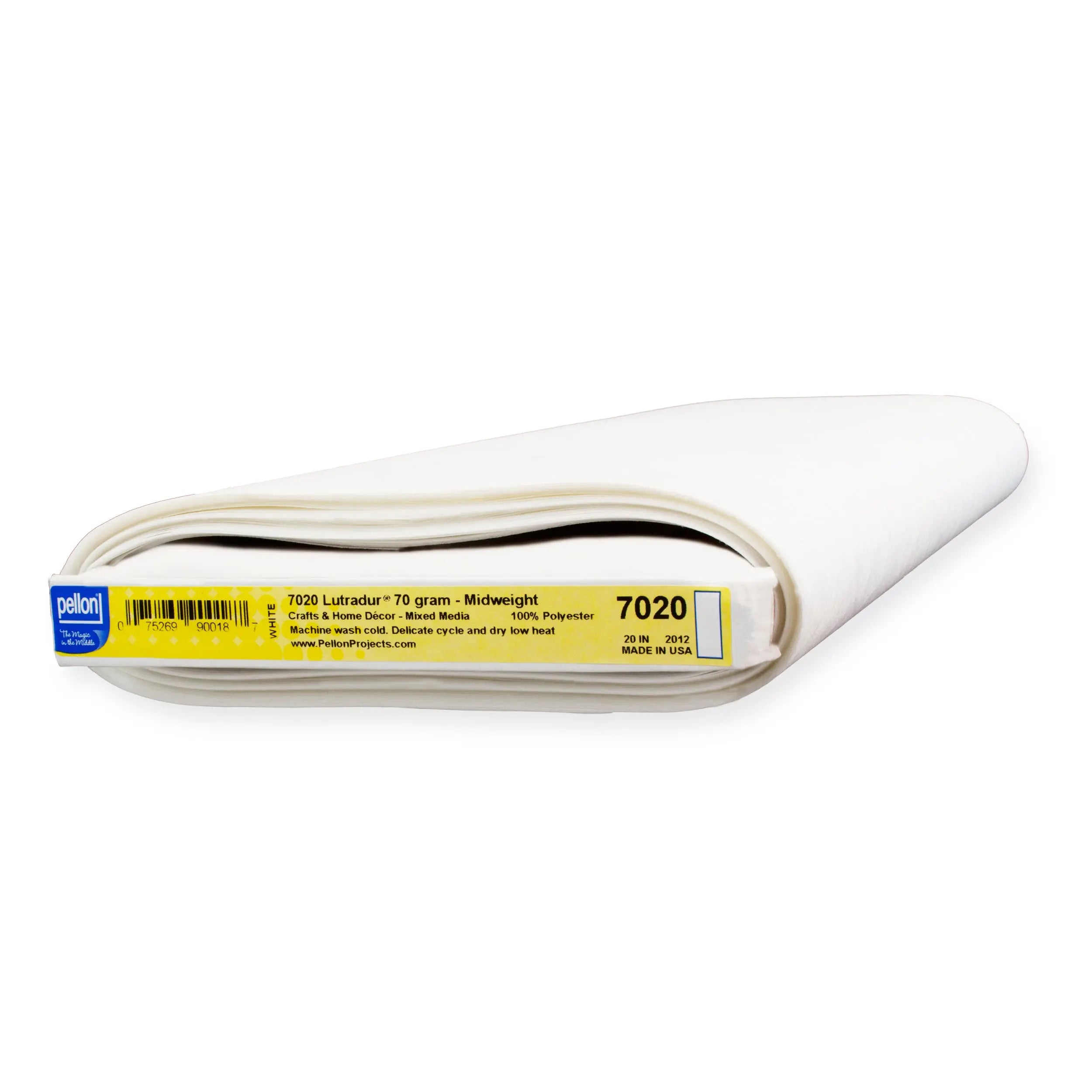Pellon® 7020 Lutradur® 70 Gram 20" x 10 yards Bolt. Color: White. Pellon