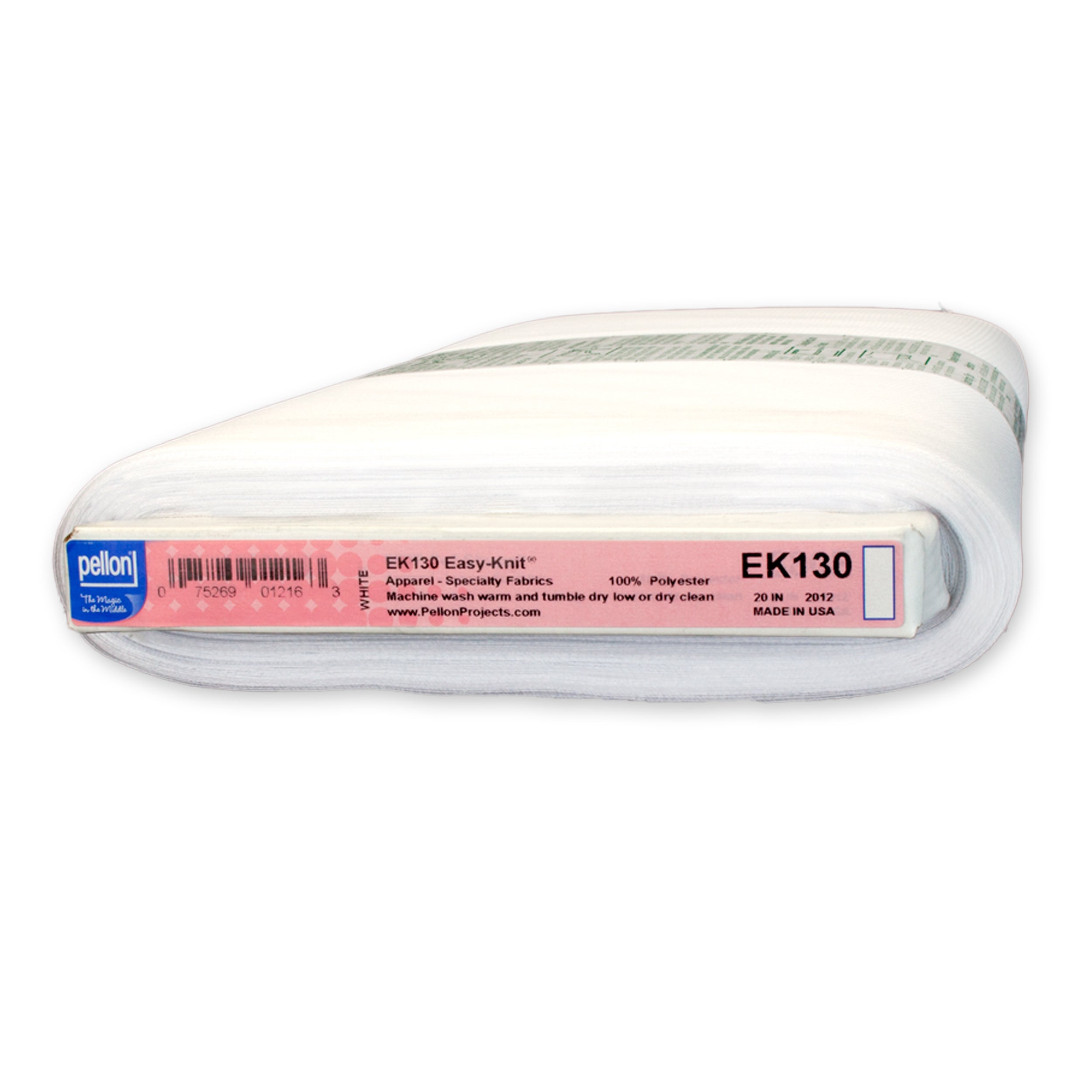 Pellon® EK130 Easy-Knit® Interfacing 20" x 10 yards Bolt. Color: White.