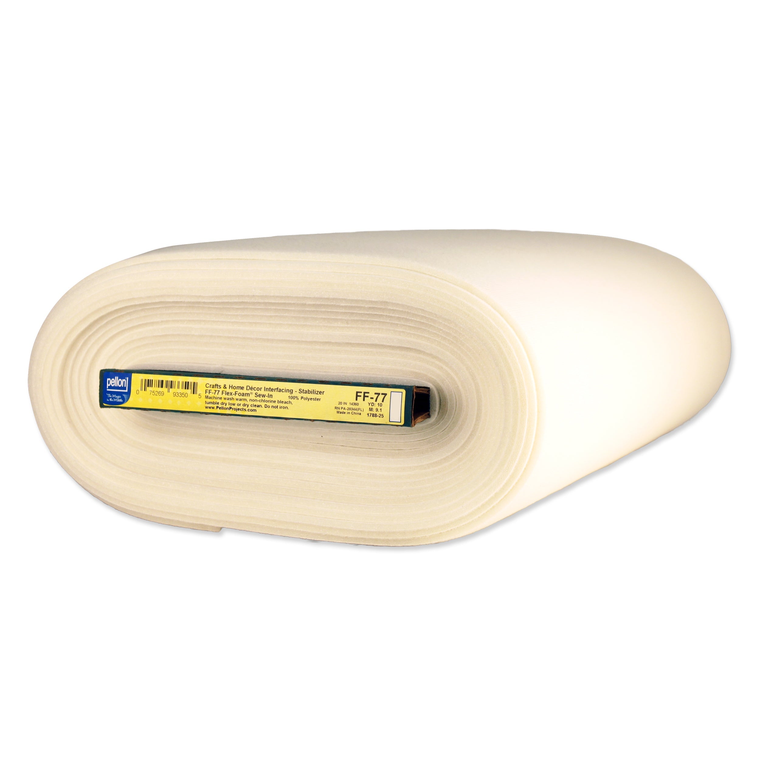 Pellon® FF77 Sew-In Flex-Foam Stabilizer 20" x 10 yards Bolt.