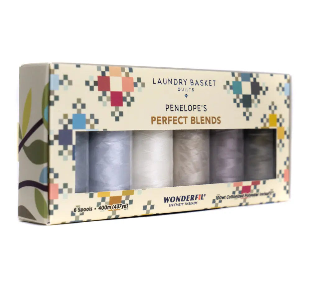 Penelope’s Perfect Blends  by Edyta Sitar - Invisible Thread Pack WonderFil USA