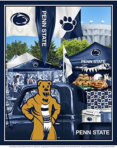 Penn State Nittany Lions - Tailgate Panel 44"/45" Fabric per yard