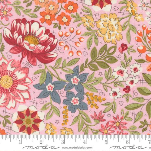 Peony Fieldrush Covent 44 45 inch Cotton Fabric Moda Fabrics