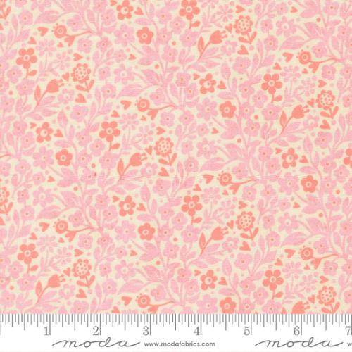 Peony Fieldrush Ivy 44 45 inch Cotton Fabric Moda Fabrics