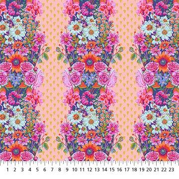 Perennial Borders Beata's Garden in Candlelight AMT137-20C Cotton 44"/45" Fabric Per Yard Northcott