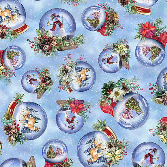Periwinkle Show Play Cotton 43"/44" Fabric Per Yard