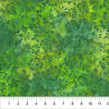 Petals Avocado 44 45 inch Cotton Fabric Northcott