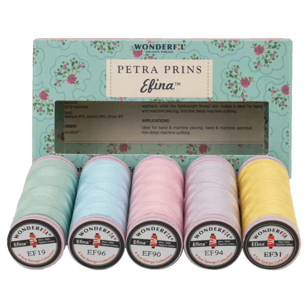 Petra Prins Efina Packs - Egyptian Cotton Threads WonderFil USA