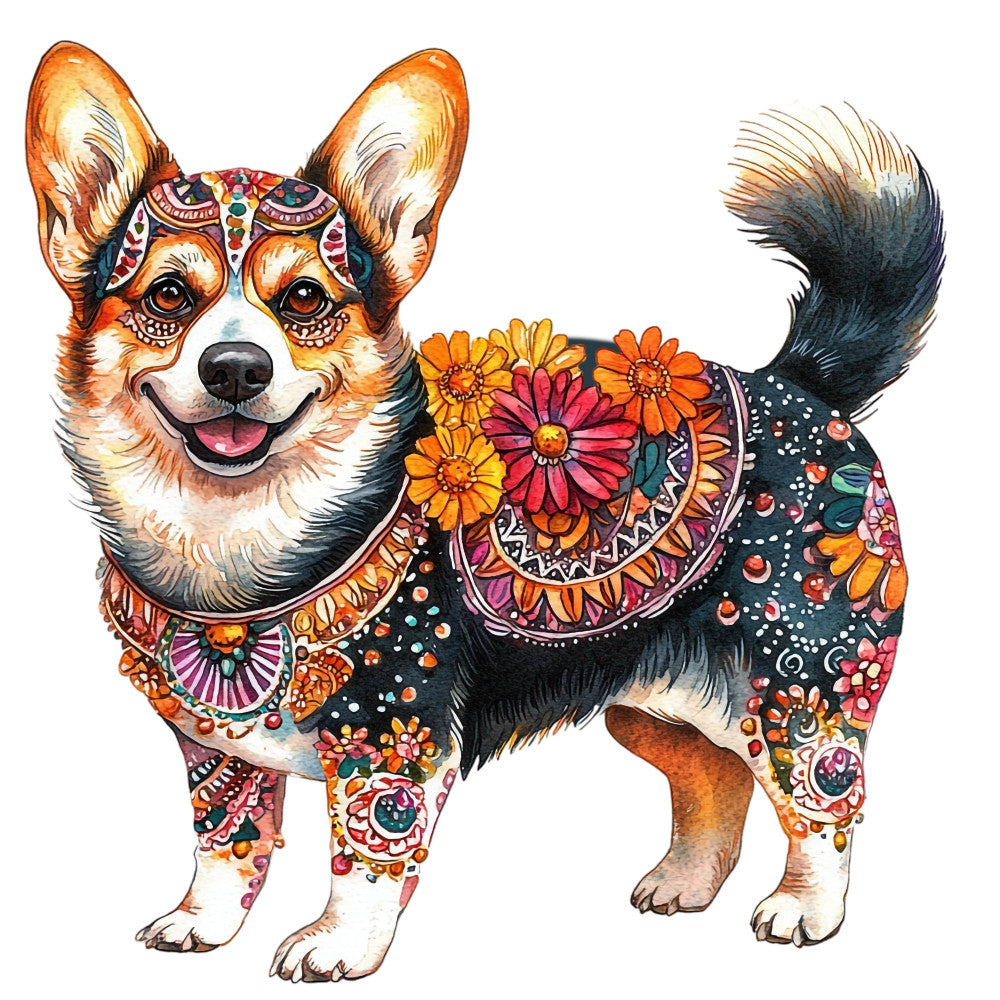 Pets de Los Muertos Fabric Panel 4