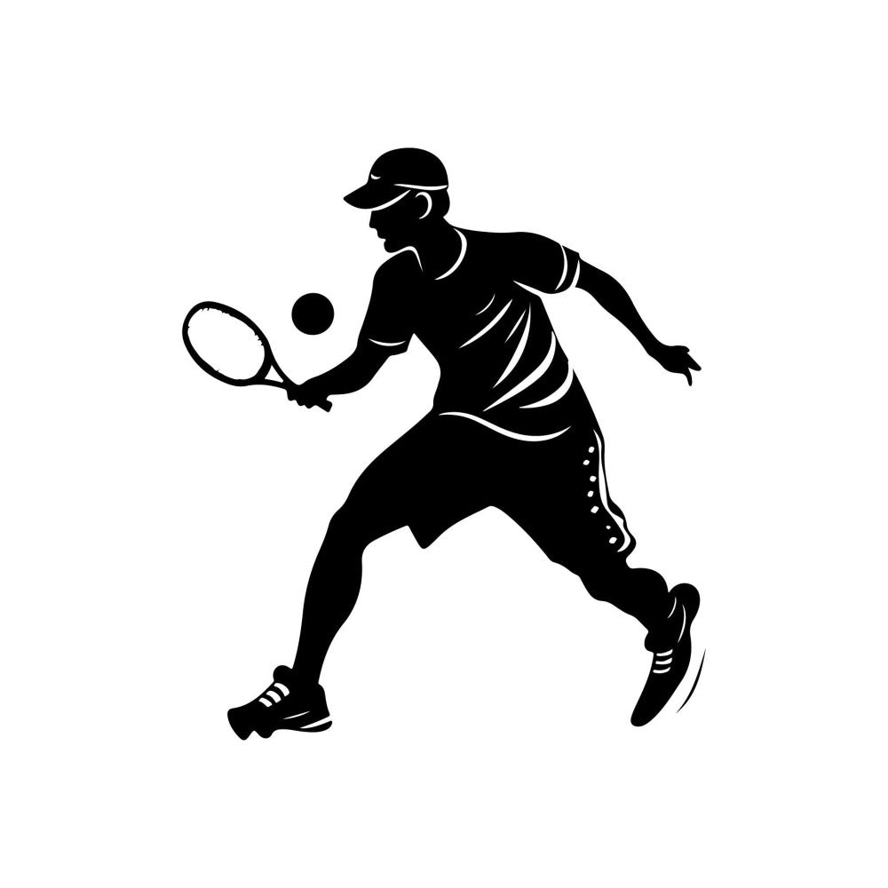 Pickleball Silhouette Fabric Panel 14