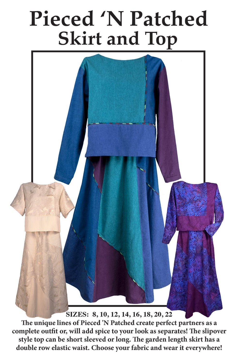 Pieced N Patched Skirt and Top