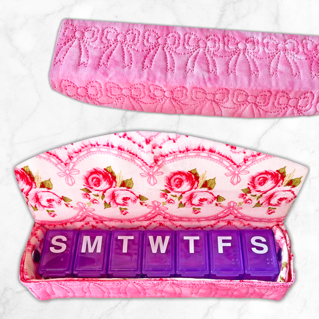 Pill Boxes and More In-the-Hoop Machine Embroidery Design Set Pickle Pie Designs