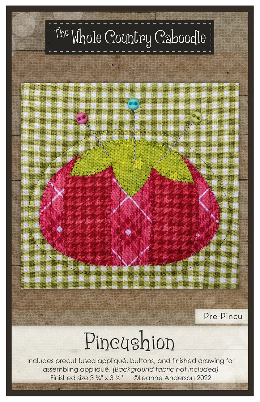 Pincushion Precut Fused Applique Pack - Linda's Electric Quilters