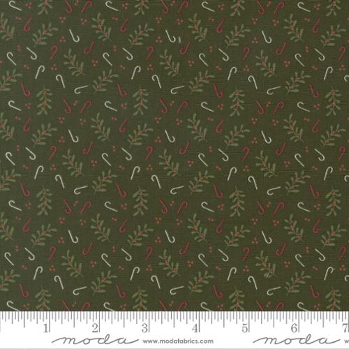 Pine Gingerbread Lane 44 45 inch Cotton Fabric Moda Fabrics