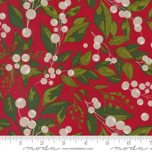 Pine Valley Berry Red 44"/45" Fabric Per Yard Moda Fabrics & Supplies