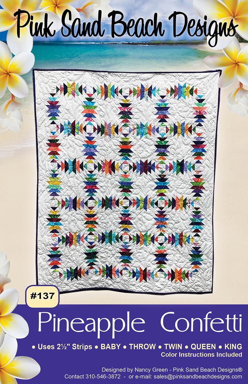 Pineapple Confetti Quilt Pattern