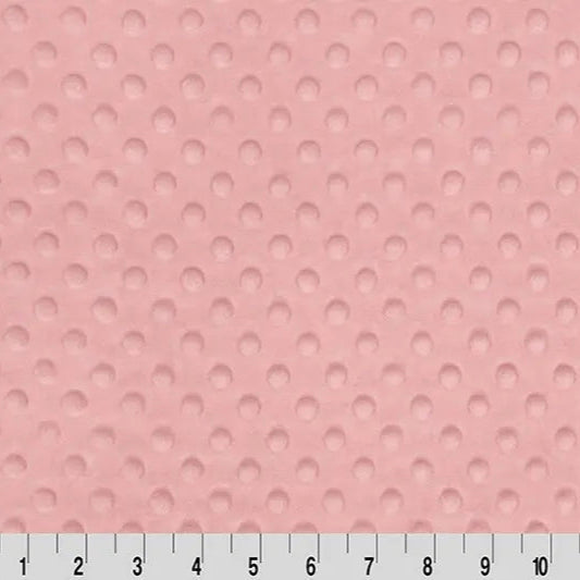 Pink Blush Cuddle Dimple Fabric per yard - Linda's Electric Quilters