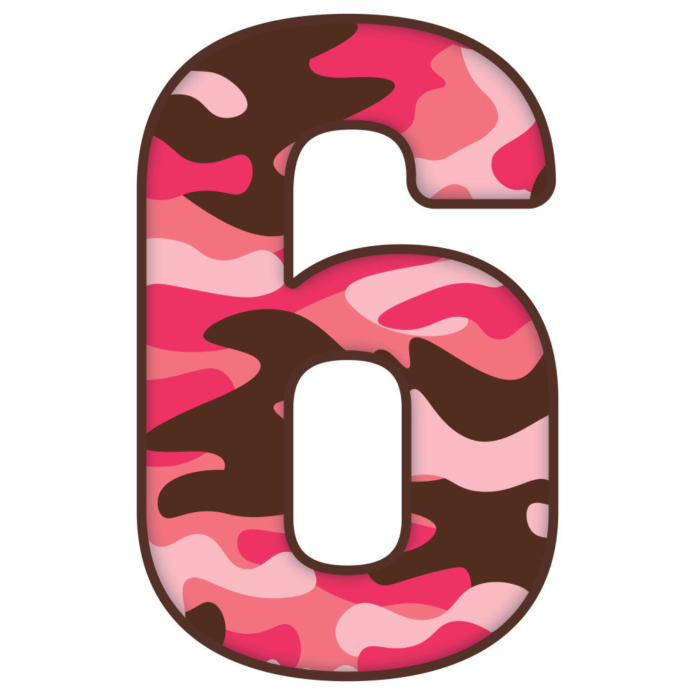 Pink Camo Alphabet Fabric Panel 25